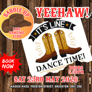 Ticket: SADDLE UP - Line Dancing - BRIGHTON 2026/06/20 - 2026/06/20